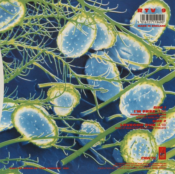 The Soup Dragons - I'm Free (7", Single) - Image 2