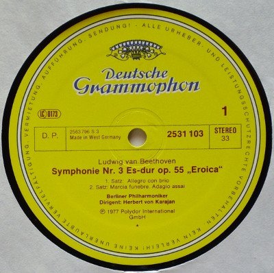 Beethoven*, Berliner Philharmoniker, Herbert von Karajan - Symphonie Nr. 3 'Eroica' (LP) - Image 3
