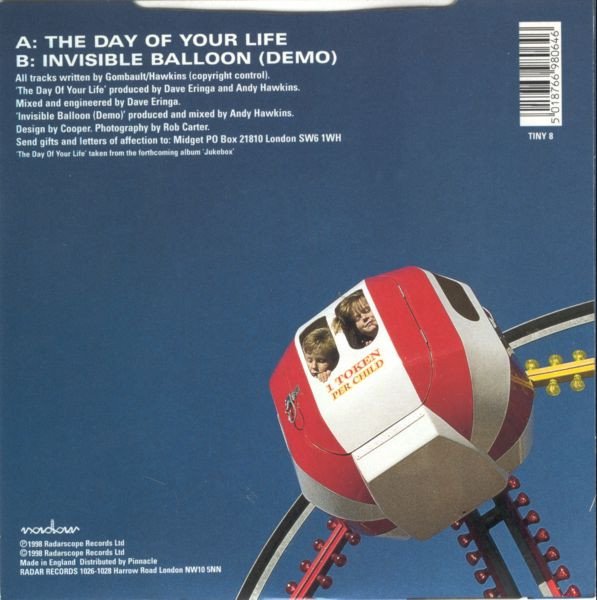 Midget (4) - The Day Of Your Life (7", Single, Blu) - Image 2