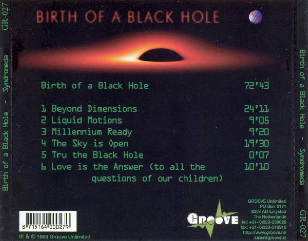 Syndromeda - Birth Of A Black Hole (CD, Album) - Image 2