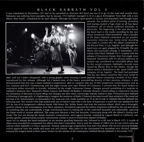Black Sabbath - Black Sabbath Vol 4 (CD, Album, RE, RM) - Image 3