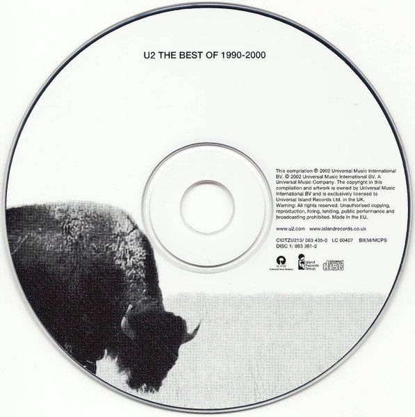 U2 - The Best Of 1990-2000 & B-Sides (2xCD, Comp) - Image 3