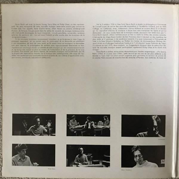 Steve Reich - Four Organs / Phase Patterns (LP, Album, RE) - Image 3
