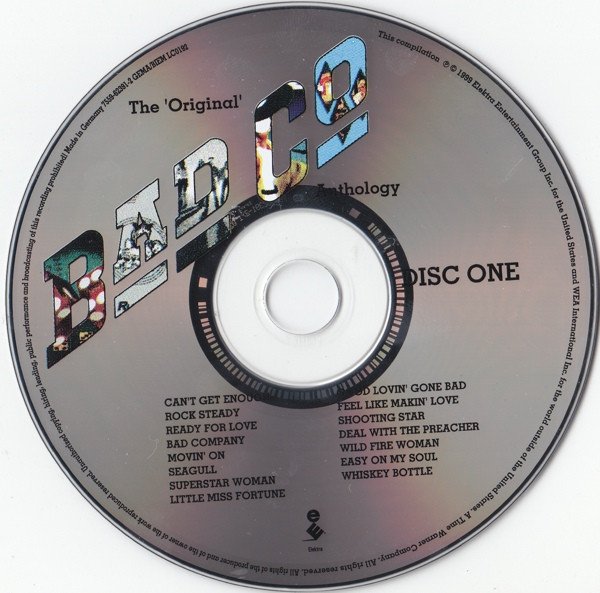 Bad Company (3) - The 'Original' Bad Co Anthology (2xCD, Comp, Fat) - Image 3