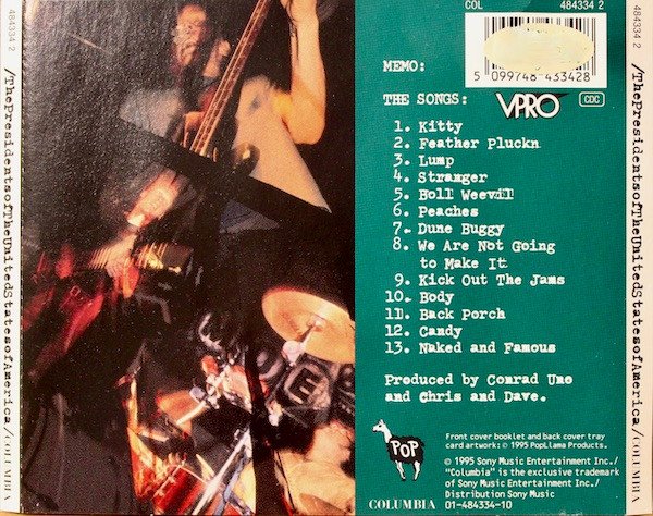 The Presidents Of The United States Of America - The Presidents Of The United States Of America (CD, Album, Ltd, RE + CD, EP, Ltd) - Image 2