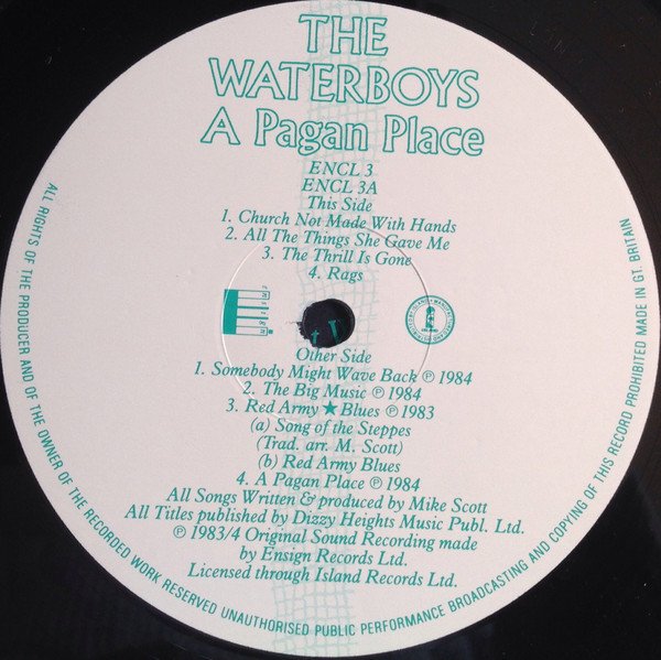 The Waterboys - A Pagan Place (LP, Album, EMI) - Image 3