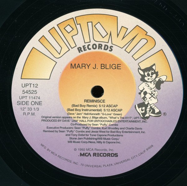 Mary J Blige* - Reminisce (12", Single) - Image 3