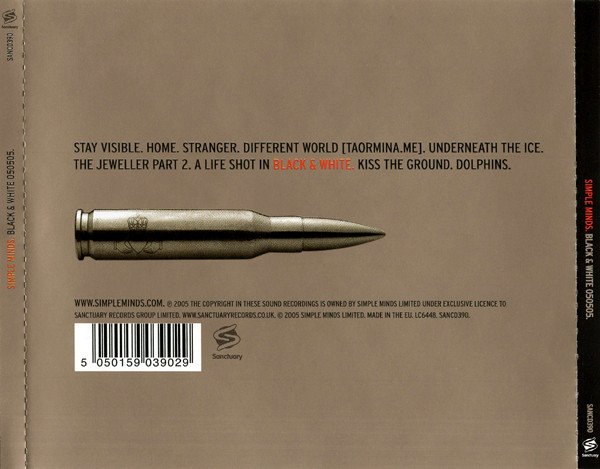 Simple Minds - Black & White 050505 (CD, Album, Enh) - Image 2