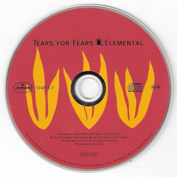 Tears For Fears - Elemental (CD, Album) - Image 3