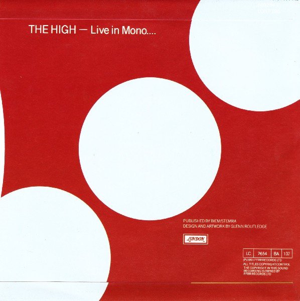 The High - Box Set Go (Live) (7", EP, Mono, Ltd) - Image 3