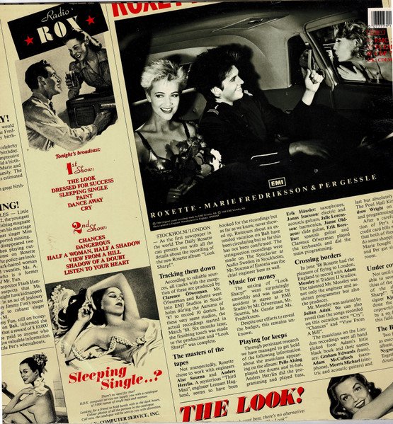 Roxette - Look Sharp! (LP, Album) - Image 2