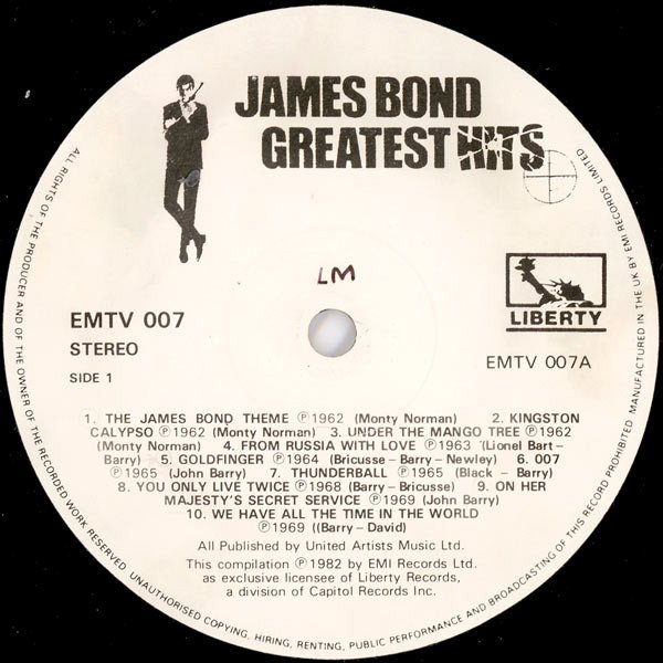 Various - James Bond Greatest Hits (LP, Comp) - Image 3
