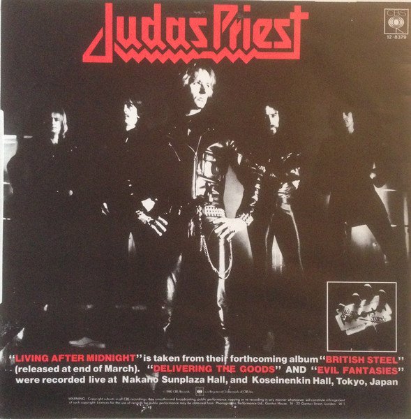 Judas Priest - Living After Midnight (12", Ltd) - Image 2