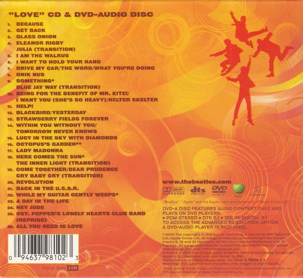 The Beatles - Love (CD, Album, Mixed + DVD-A, Album, Mixed, Multichann) - Image 2