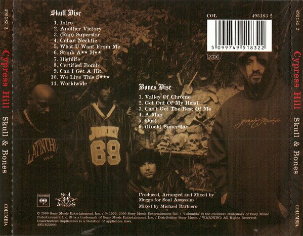 Cypress Hill - Skull & Bones (2xCD, Album) - Image 2