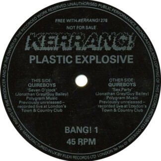 Quireboys* - Seven O'clock / Sex Party (Flexi, 7")