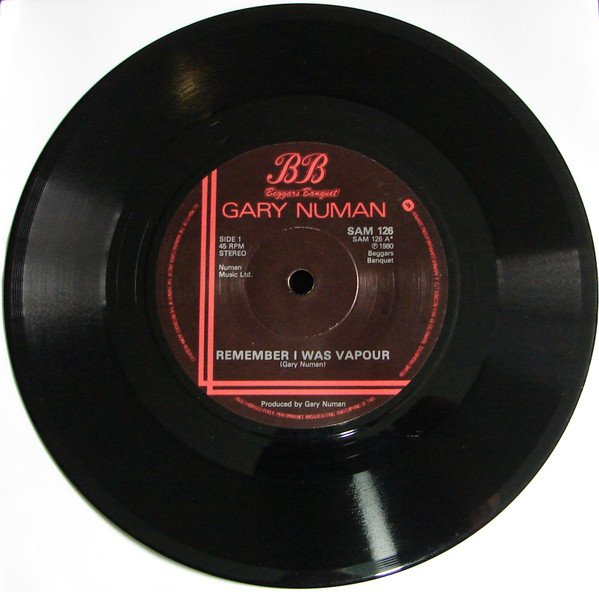 Gary Numan - Remember I Was Vapour (7", Single, MP)