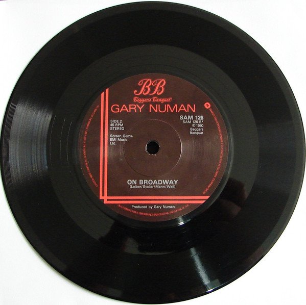 Gary Numan - Remember I Was Vapour (7", Single, MP) - Image 2