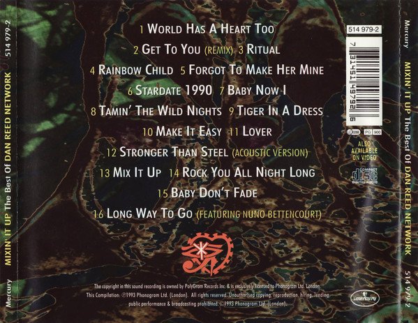 Dan Reed Network - Mixin' It Up - The Best Of (CD, Album, Comp) - Image 2