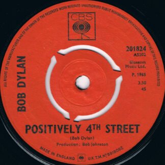 Bob Dylan - Positively 4th Street (7", Single, 3-P)