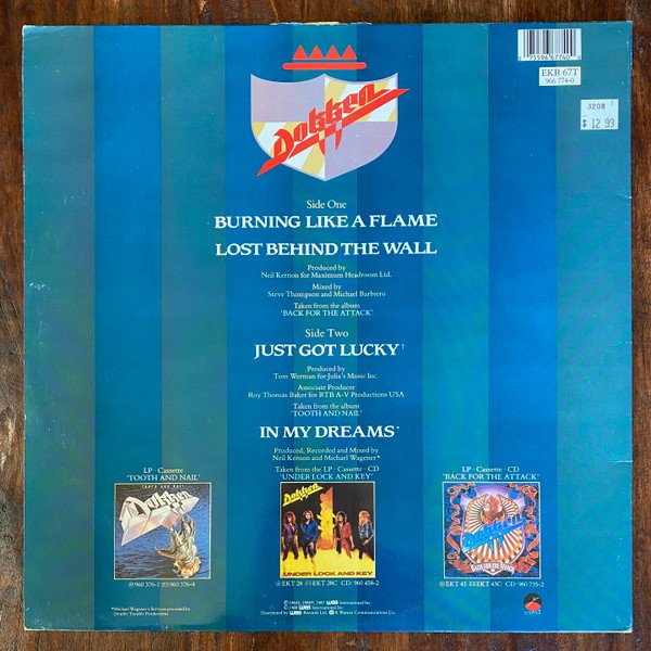 Dokken - Burning Like A Flame (12", Gat) - Image 2