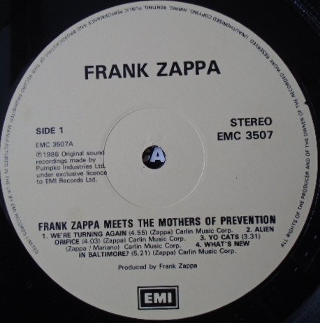 Frank Zappa - Frank Zappa Meets The Mothers Of Prevention (European Version) (LP, Album) - Image 3