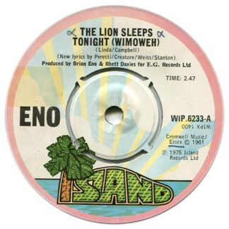 Eno* - The Lion Sleeps Tonight (7", Single)