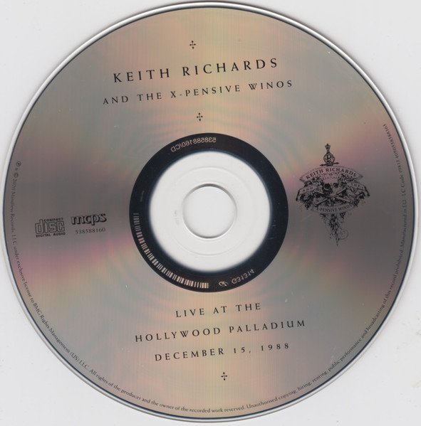 Keith Richards And The X-Pensive Winos - Live At The Hollywood Palladium December 15, 1988 (CD, Album, RE, RM, Dig) - Image 3