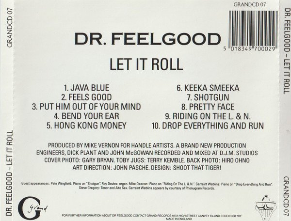 Dr. Feelgood - Let It Roll (CD, Album, RE) - Image 2