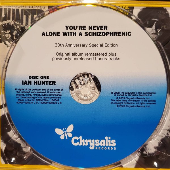 Ian Hunter - You're Never Alone With A Schizophrenic - 30th Anniversary Special Edition (2xCD, Album, RE, RM) - Image 3