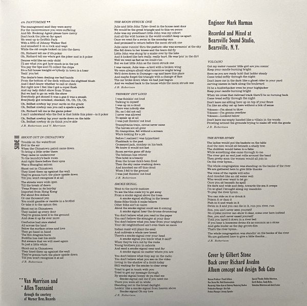 The Band - Cahoots (LP, Album, RE, RM, 180) - Image 3