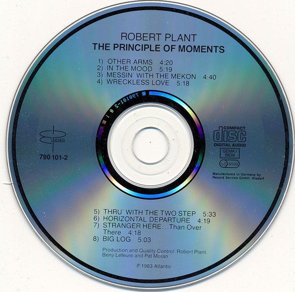 Robert Plant - The Principle Of Moments (CD, Album) - Image 3