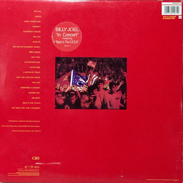 Billy Joel - Концерт (2xLP, Album) - Image 2