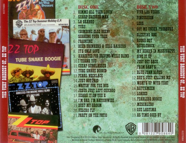 ZZ Top - The Very Baddest Of ... (2xCD, Comp) - Image 2