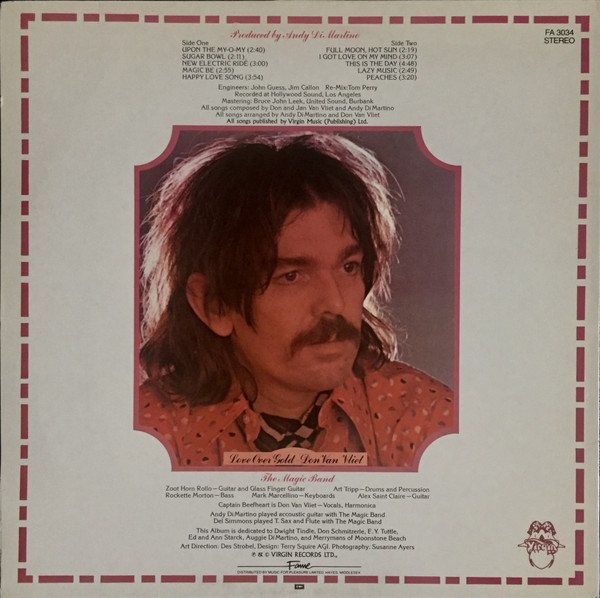 Captain Beefheart And The Magic Band - Unconditionally Guaranteed (LP, Album, RE) - Image 2