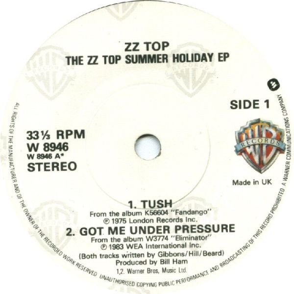 ZZ Top - The ZZ Top Summer Holiday E.P. (7", EP, Sol) - Image 3