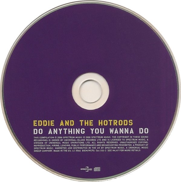 Eddie And The Hot Rods - Do Anything You Wanna Do (CD, Comp) - Image 3