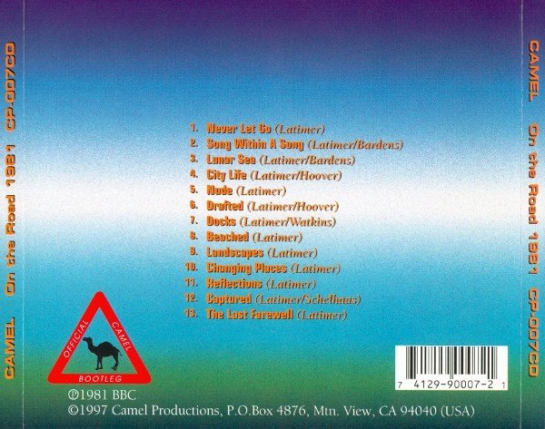 Camel - On The Road 1981 (CD, Album) - Image 2