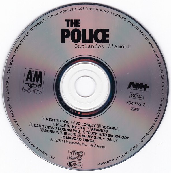 The Police - Outlandos D'Amour (CD, Album, RE) - Image 3