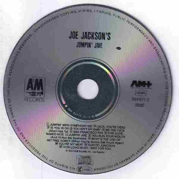 Joe Jackson - Joe Jackson's Jumpin' Jive (CD, Album, RE) - Image 2