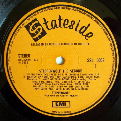Steppenwolf - Steppenwolf The Second (LP, Album, RP) - Image 3