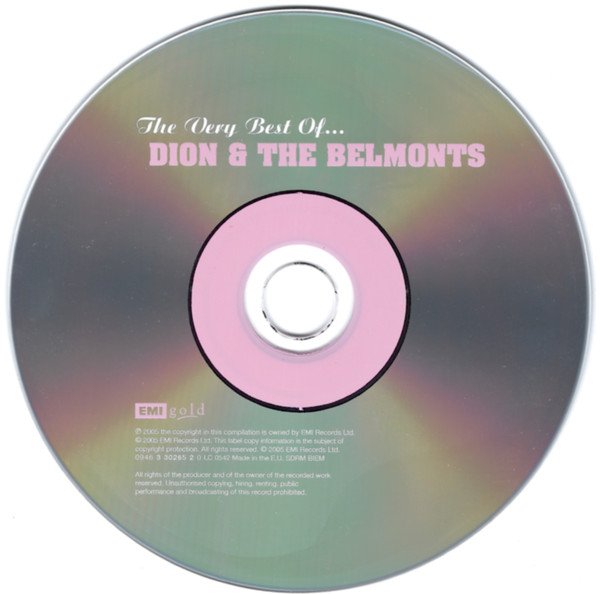 Dion & The Belmonts - The Very Best Of...Dion & The Belmonts (CD, Comp, RM) - Image 3