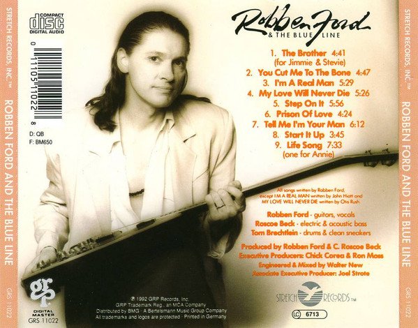 Robben Ford & The Blue Line - Robben Ford & The Blue Line (CD, Album) - Image 2