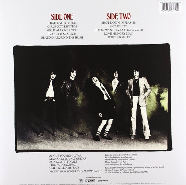 AC/DC - Highway To Hell (LP, Album, RE, RM, 180) - Image 2