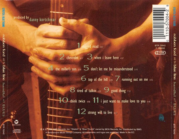 Robben Ford & The Blue Line - Handful Of Blues (CD, Album) - Image 2