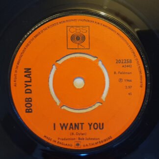 Bob Dylan - I Want You (7", Single, Pus)