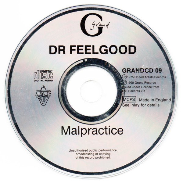 Dr. Feelgood - Malpractice (CD, Album, RE) - Image 3