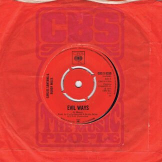 Carlos Santana & Buddy Miles - Evil Ways (7", Single, Pre)