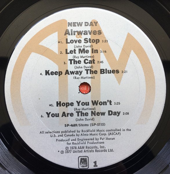 Airwaves (4) - New Day (LP, Album) - Image 3
