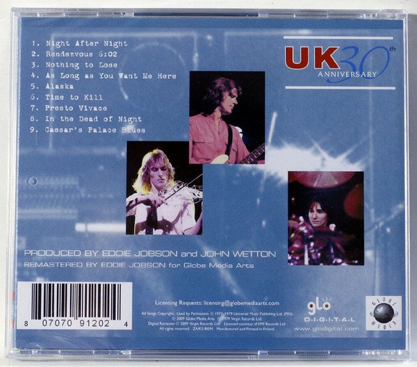 UK (3) - Night After Night (CD, Album, RE, RM) - Image 2